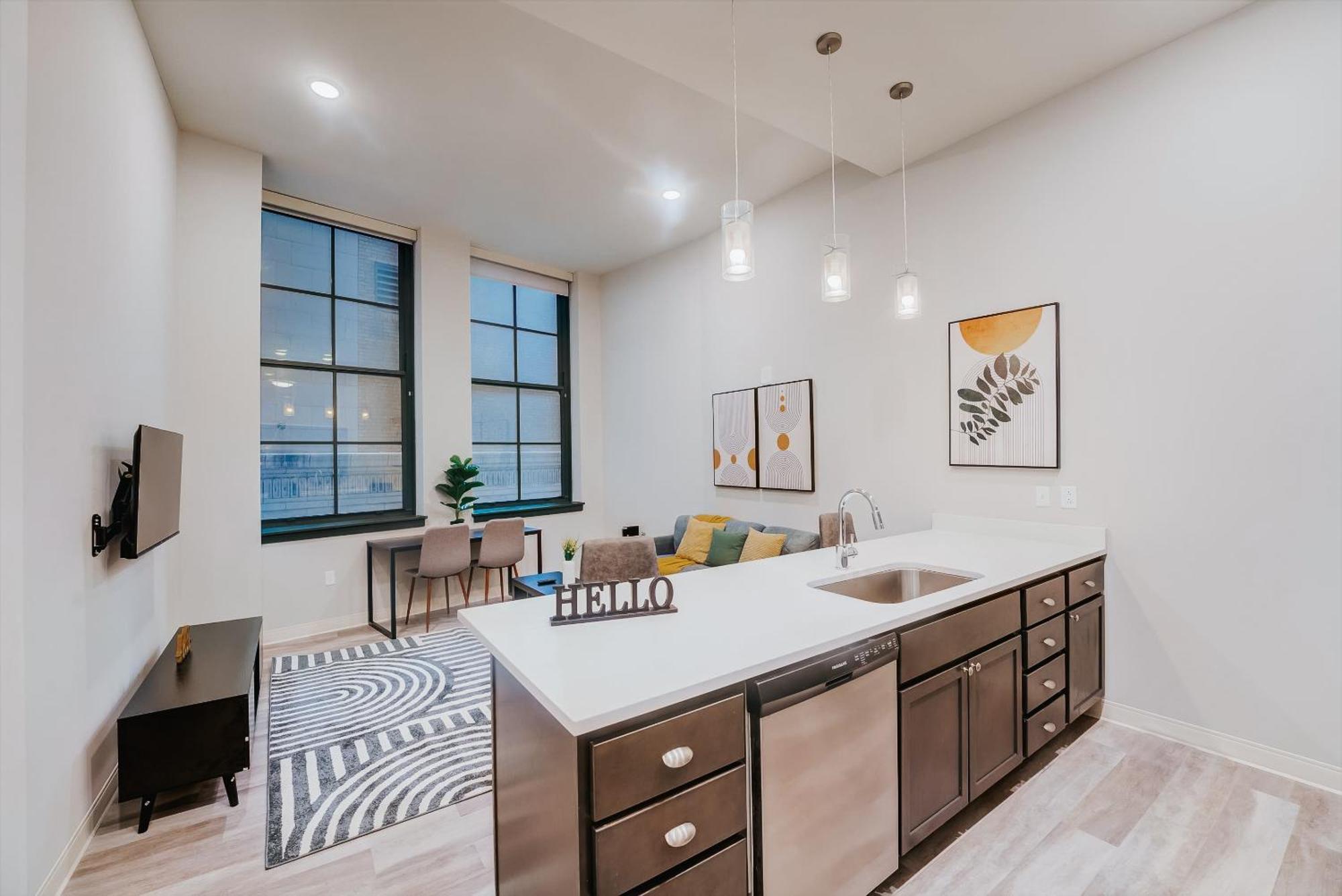 Frontdesk Athlon Apts Downtown Cleveland Apartamento Quarto foto